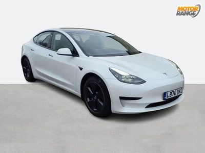 White Used 2020 Tesla Model 3 Standard Range Sedan | £15,895 (Fair price)
