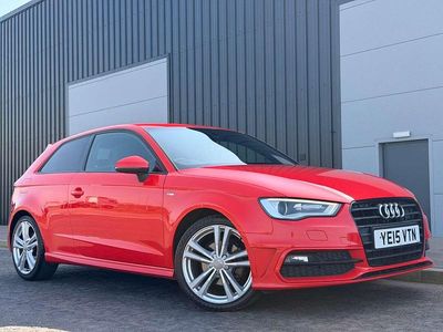 Used Audi A3 S-Line 125 HP (91 kW) 2015 Red Hatchback