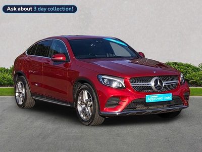 Red Used 2017 Mercedes GLC350 AMG line Coupe | £23,429 (Fair price)