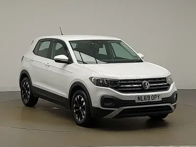 Used VW T-Cross S 95 HP (69 kW) 2019 White SUV