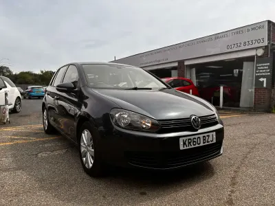 Used VW Golf VI SE 105 HP (77 kW) 2010 Blue Hatchback
