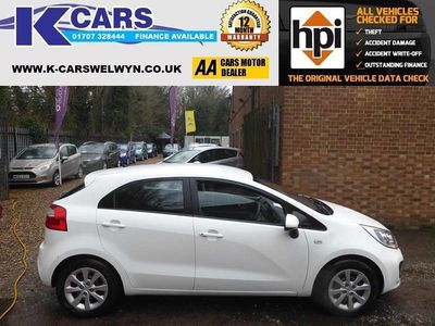 Used Kia Rio 2014 White Hatchback