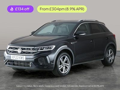 Black Used 2023 VW T-Roc R-line SUV | £23,082 (Fair price)