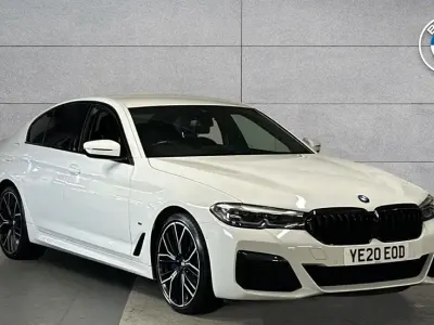 Used BMW 530 M Sport 282 HP (207 kW) 2020 White Sedan