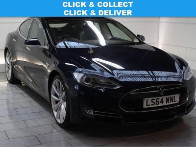 Used Tesla Model S 344 kW (469 HP) 2014 Blue Hatchback
