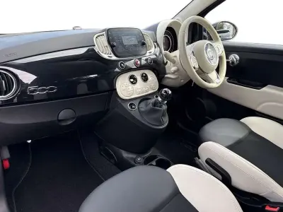Käytetty Fiat 500C Dolcevita 68 HP (50 kW) 2023 Musta Avoauto