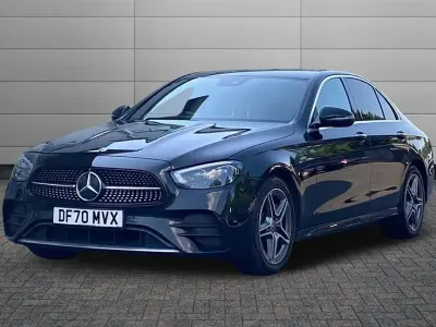 Used Mercedes E220 AMG Line Premium 194 HP (142 kW) 2021 Black Sedan