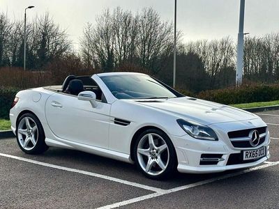 White Used 2015 Mercedes SLK250 AMG Cabriolet | £12,250 (A bit pricey)