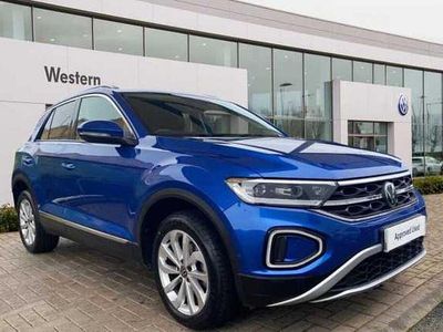 Used VW T-Roc Style 150 HP (110 kW) 2022 Blue SUV