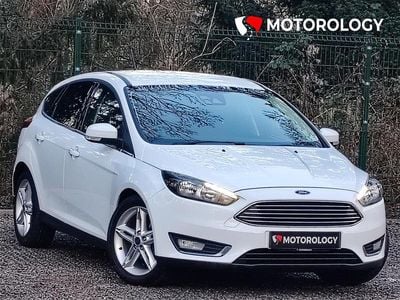 White Used 2018 Ford Focus Titanium Hatchback | £10,495 (Fair price)