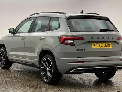 Used Skoda Karoq SportLine 150 HP (110 kW) 2022 Meteor grey SUV