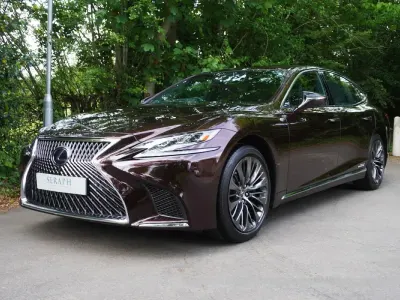 Used Lexus LS500h 2017 Red Sedan