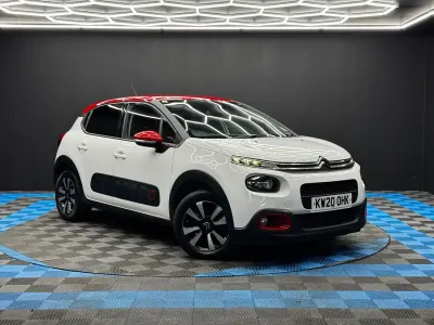 Begagnad Citroën C3 Flair 2020 Vit Halvkombi