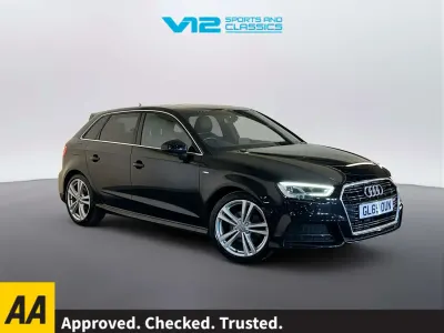 Used Audi A3 S-Line 2019 Black Sedan