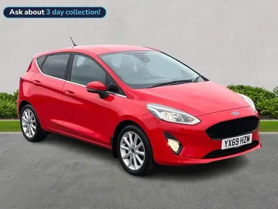 Second-hand Ford Fiesta Titanium 100 CP (73 kW) 2019 Roșu Hatchback