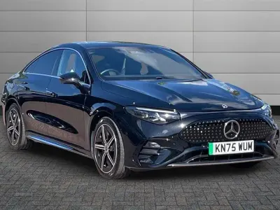 Used Mercedes CLA 250+ AMG line 200 kW (272 HP) 2025 Cosmos black Sedan