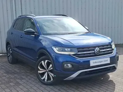 Used VW T-Cross Black Edition 95 HP (69 kW) 2023 Blue SUV