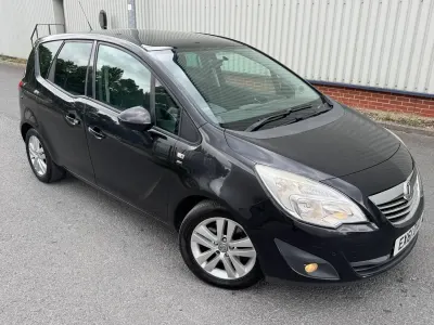 Used Vauxhall Meriva 100 HP (73 kW) 2011 Black MPV