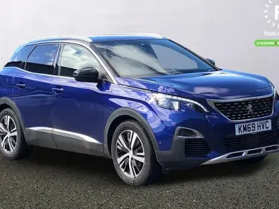 Used Peugeot 3008 GT-line 131 HP (96 kW) 2019 Blue SUV