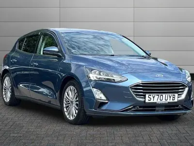 Used Ford Focus Titanium X 123 HP (90 kW) 2020 Blue Hatchback