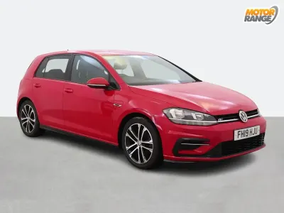 Second-hand VW Golf VII R-line 150 CP (110 kW) 2019 Roșu Hatchback