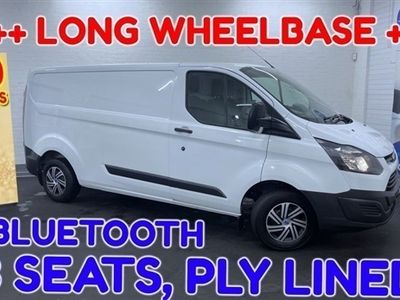used Ford Transit Custom 2.2 290 ++ READY TO DRIVE AWAY ++ ++ LONG WHEEL BASE ++ BLUETOOTH ++ AUX, 3 SEATS, PLY LINED, AND S