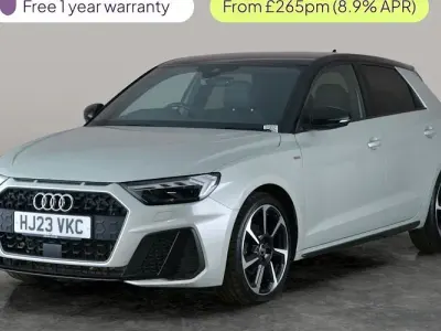 Used Audi A1 Sportback Black Edition 110 HP (80 kW) 2023 Silver Hatchback