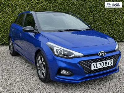 Used Hyundai i20 84 HP (61 kW) 2020 Blue Hatchback