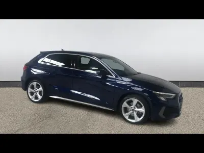 Used Audi A3 e-tron S-Line 2024 Blue Hatchback
