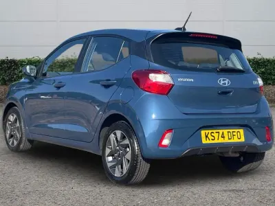 Used Hyundai i10 Advanced 2024 Blue Hatchback