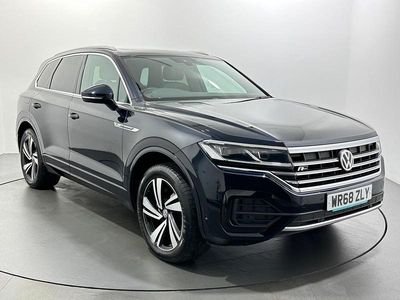 Blue Used 2018 VW Touareg R-line SUV | £22,199 (A bit pricey)