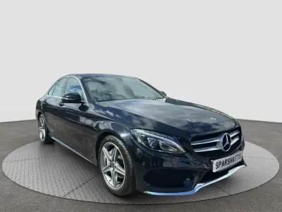 Usado Mercedes C200 AMG line 2018 Negro Berlina