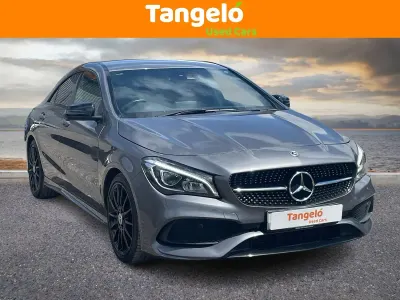Used Mercedes CLA220 AMG line 170 HP (125 kW) 2019 Grey Coupe