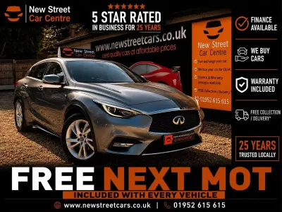 Used Infiniti Q30 Premium 109 HP (80 kW) 2018 Grey Hatchback