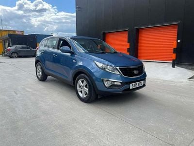 Usado Kia Sportage 116 HP (85 kW) 2015 Azul SUV