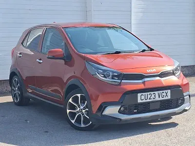 Used Kia Picanto X-Line 66 HP (48 kW) 2023 Orange Hatchback