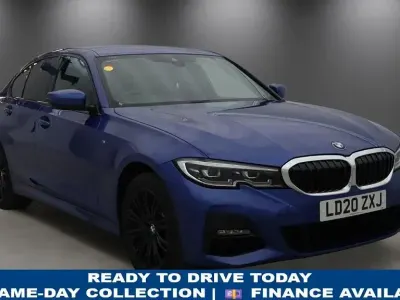 Used BMW 330e M Sport 292 HP (214 kW) 2020 Blue Sedan