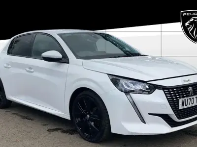 Begagnad Peugeot 208 Allure 102 HK (75 kW) 2020 Vit Halvkombi