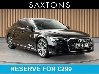 Used Audi A8 S-Line 340 HP (250 kW) 2022 Black Sedan