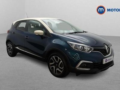 Used Renault Captur Iconic 90 HP (66 kW) 2019 Blue/cream SUV