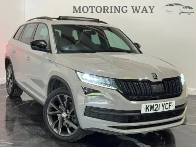 Used Skoda Kodiaq SportLine 150 HP (110 kW) 2021 Grey SUV