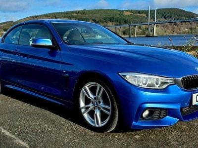 Used BMW 430 Cabriolet M Sport 252 HP (185 kW) 2016 Blue Cabriolet