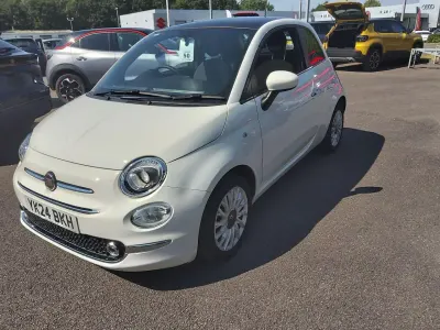 Used Fiat 500 S 70 HP (51 kW) 2024 White Hatchback