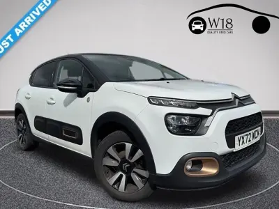Begagnad Citroën C3 PureTech 2022 Vit Halvkombi