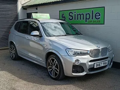 Begagnad BMW X3 M Sport 2017 Silver SUV
