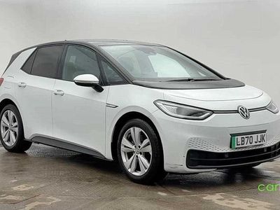 Used VW ID.3 Pro Performance 150 kW (204 HP) 2020 White Hatchback
