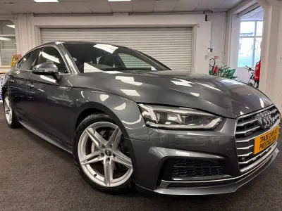 Used Audi A5 S-Line 190 HP (139 kW) 2017 Grey Coupe