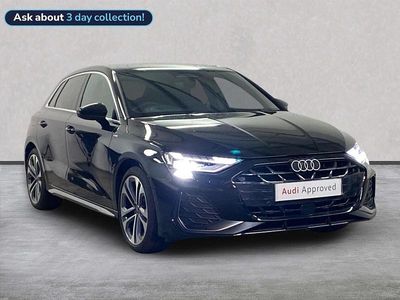Black New 2025 Audi A3 Sportback S-Line Hatchback | £32,200