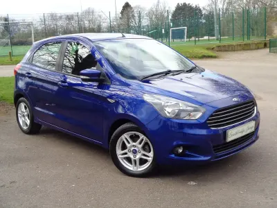 Used Ford Ka Plus Zetec 70 HP (51 kW) 2017 Deep impact blue metallic Hatchback