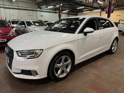 Used Audi A3 Sportback Sport 2017 White Hatchback